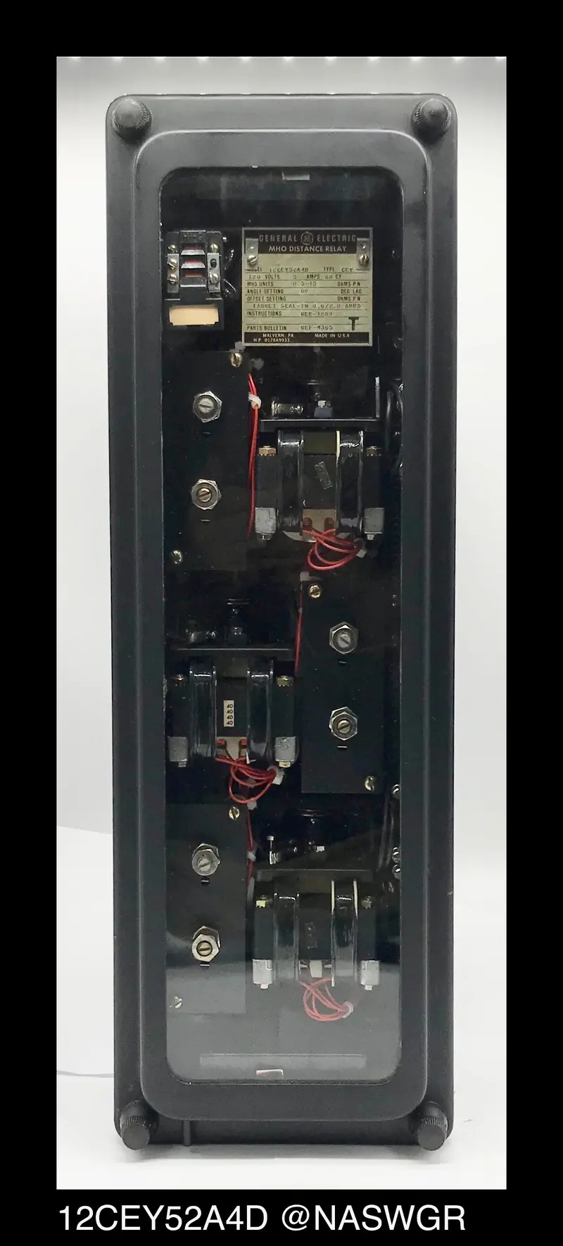 Ge 12Cey52A4D Mho Distance Protection Relay – 5A Input, 120V Ac Operated 1