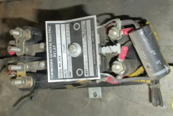 Ge 12Hga11J52 Standard Panel Relay With Snap Mount 1