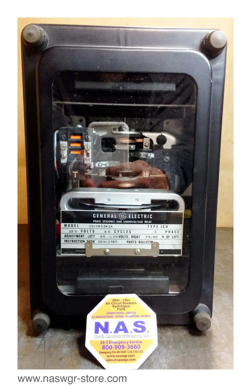 Ge 12Icr53A1A Phase Sequence And Undervoltage Relay 1