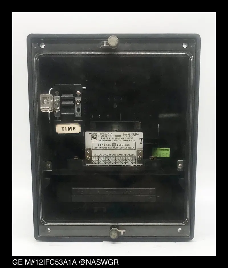 Ge 12Ifc53A1A Adjustable Overcurrent Relay (1 A / 12 A) 1