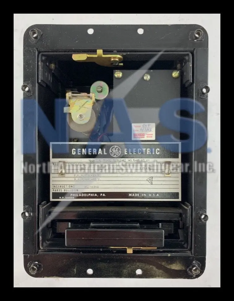 Ge 12Nbv11A1A Negative-Sequence Voltage Relay 1