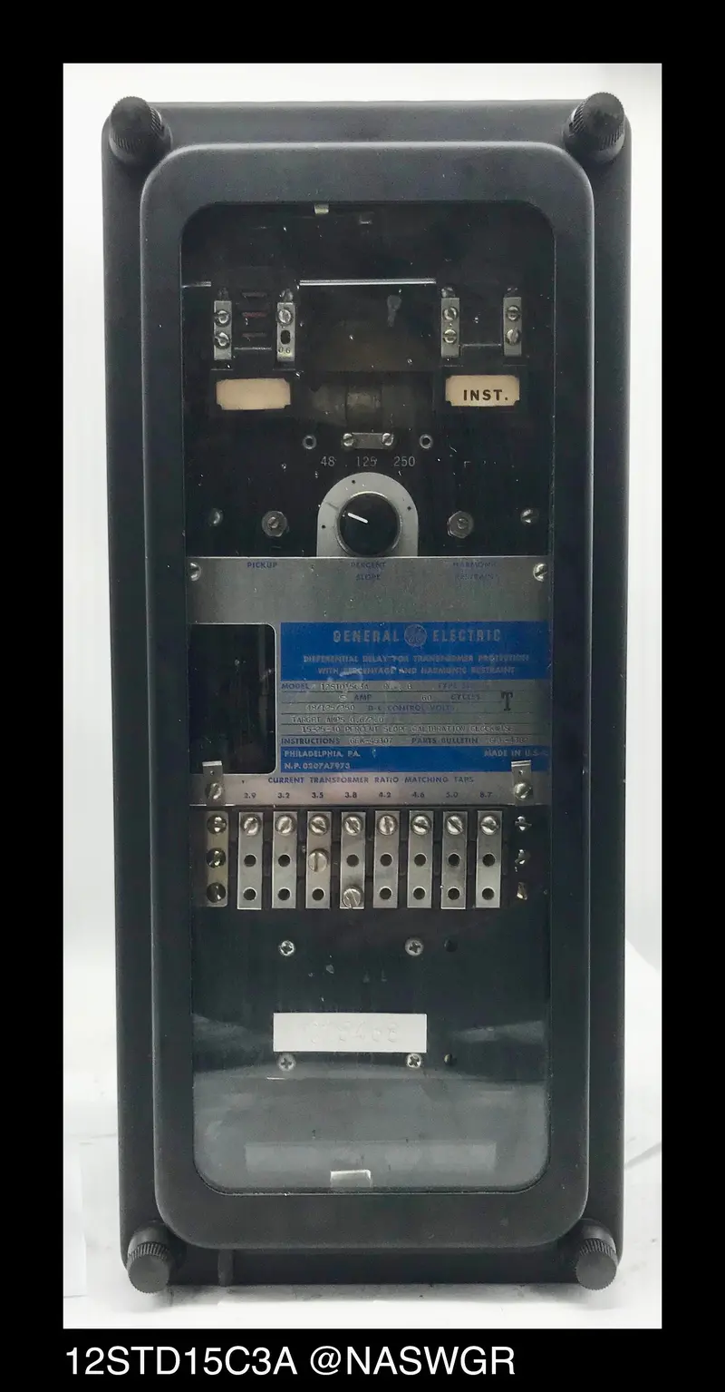 Ge 12Std15C3A Transformer Differential Relay – 5A Ct Input, Dc Control (48/125/250V) 1