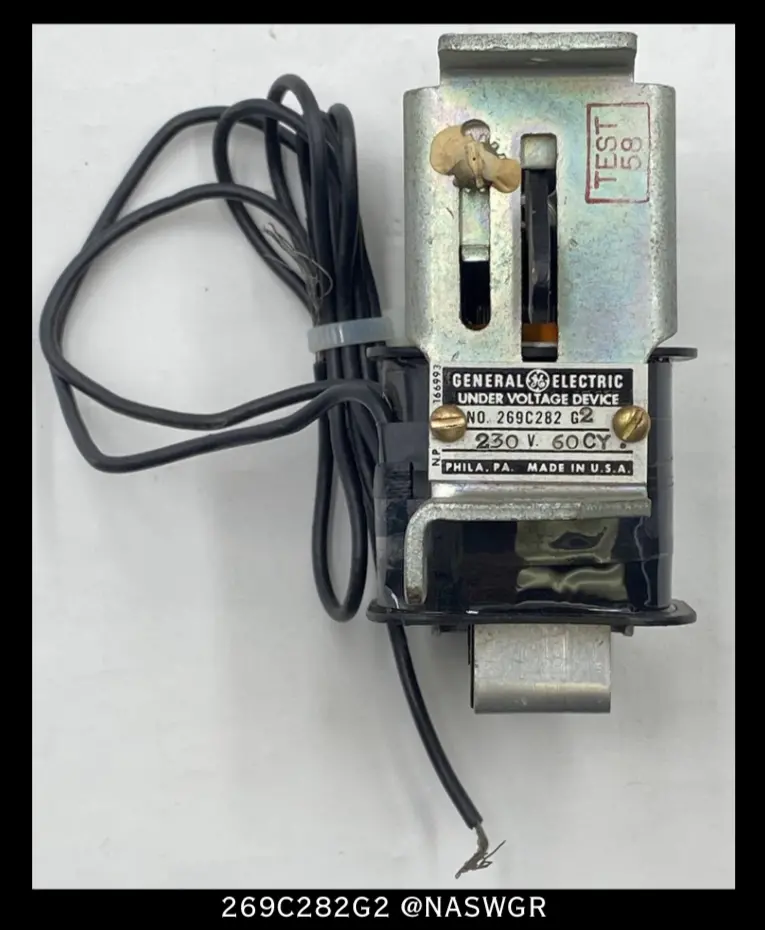 Ge 269C282G2 Under-Voltage Detection Relay – 230 Vac Rated 1