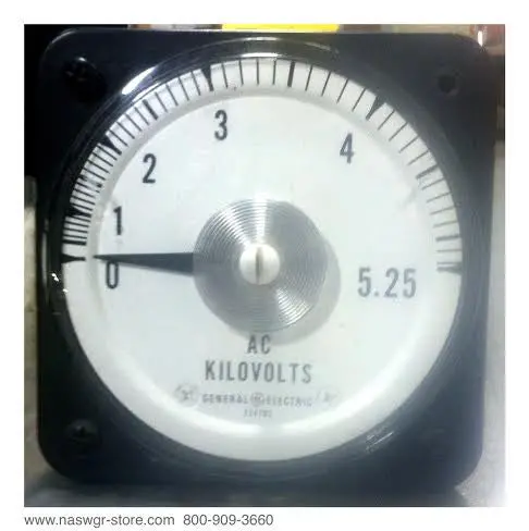 Ge 50-105031Pzvv2 Panel-Mount Ac Voltmeter 1
