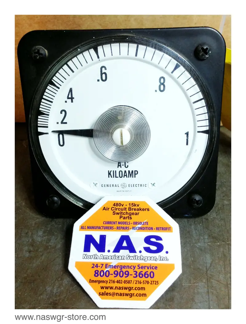 Ge 50-105141-Lsva2 Ac Ammeter – Ab-30 Type, 5 A Full Scale, 200:1 Ct Ratio, 40–70 Hz 1