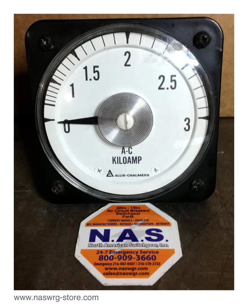 Ge 50-105141-Lsvj2Aax Ac Ammeter – Ab-30 Type, 600:1 Ct Ratio, 40–70 Hz 1