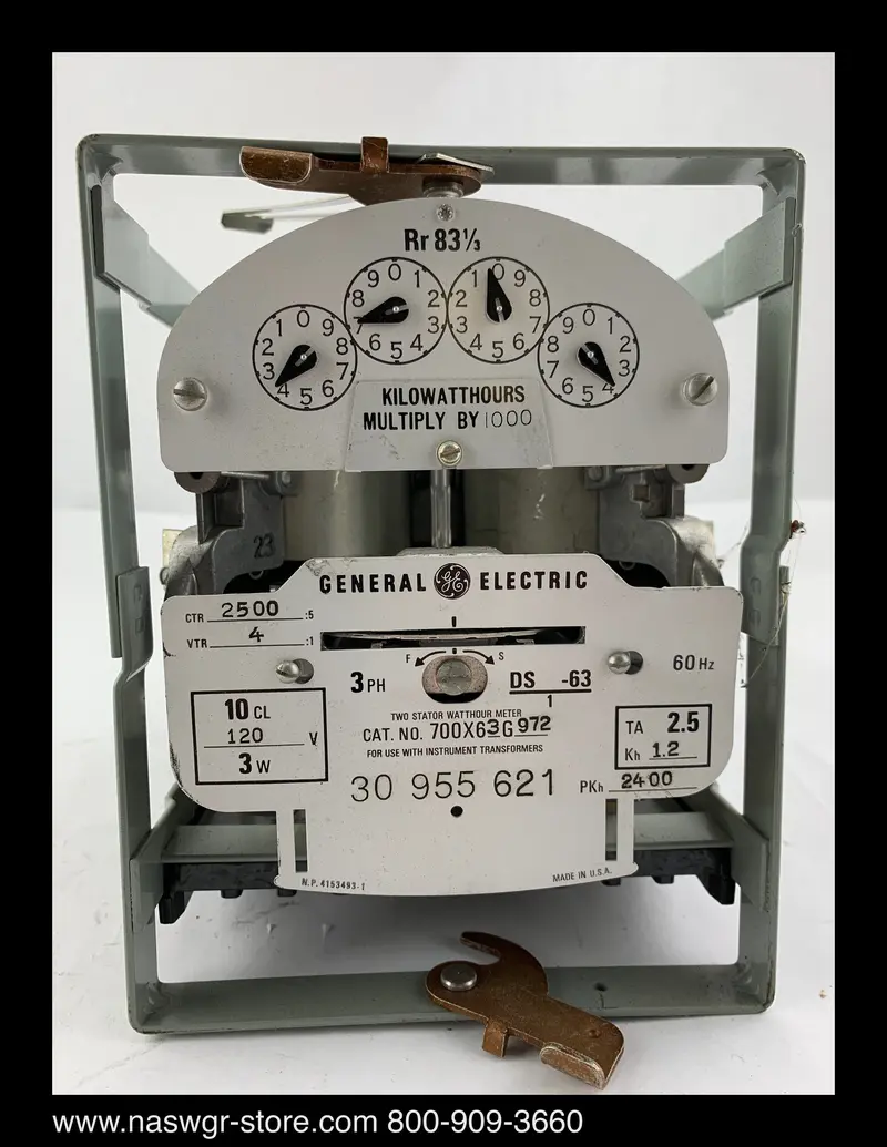 Ge 700X63G972 Polyphase Watthour Meter – Three-Phase Energy Measurement 1