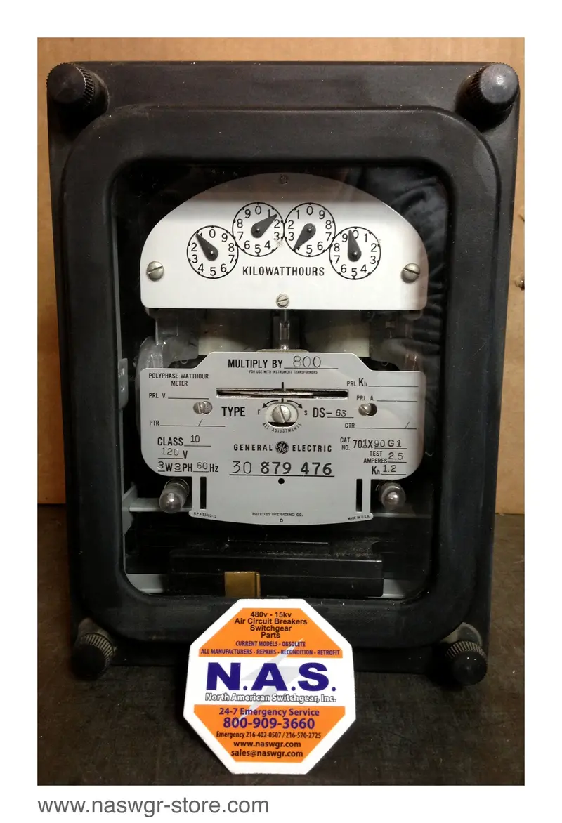 Ge 701X90G1 Polyphase Watthour Meter For Energy Measurement 1