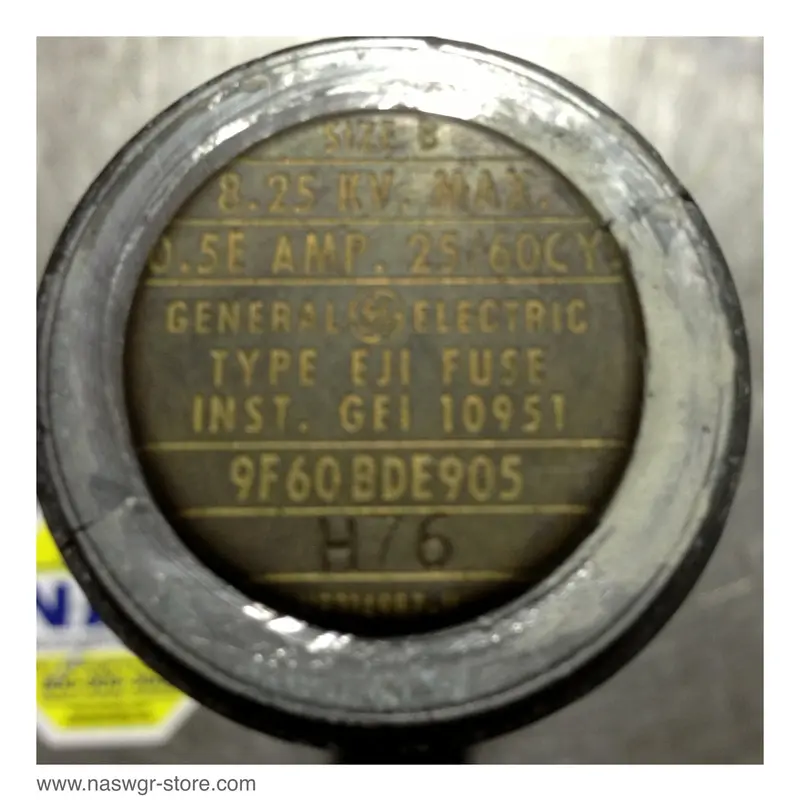 Ge 9F60Bde905 Ej1-Type Distribution Fuse – 8.25 Kv, 0.5E Amp, 25/60 Hz 1