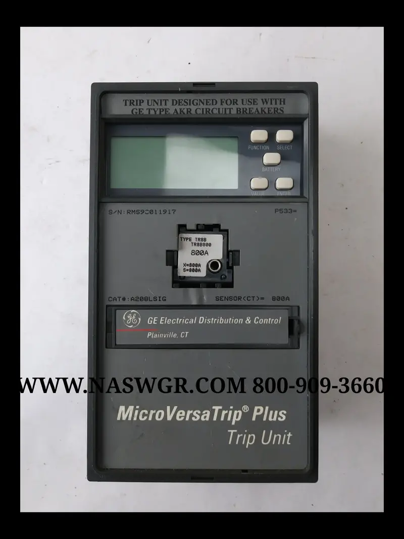Ge A208Lsig Microversatrip Plus Electronic Trip Assembly 1