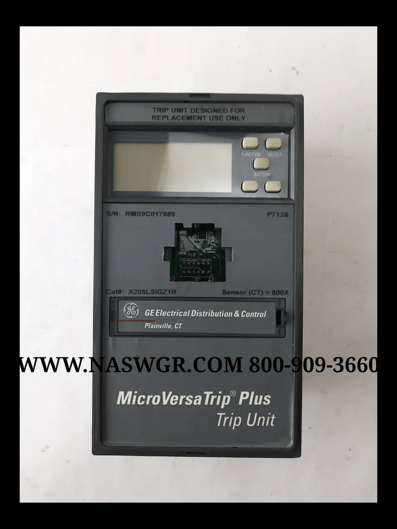 Ge A208Lsigz1R Microversatrip Plus Electronic Trip Unit 1