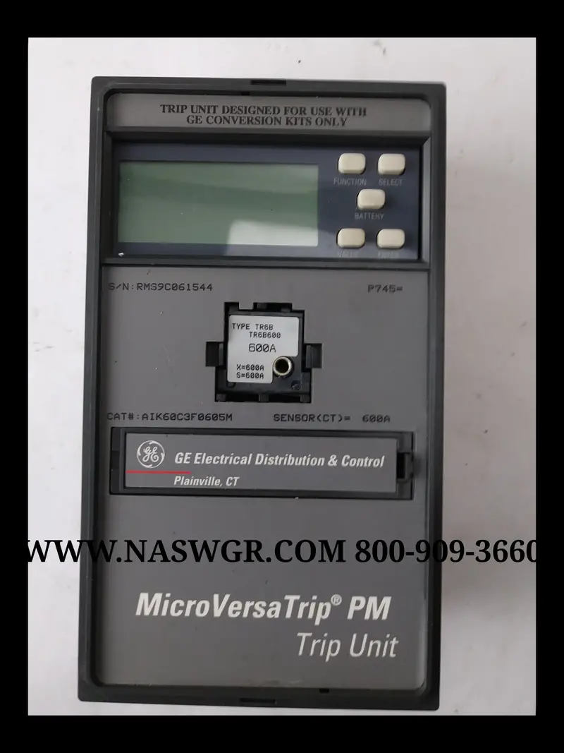 Ge Aik60C3F0605M Microversatrip Trip Unit (Legacy Series) 1