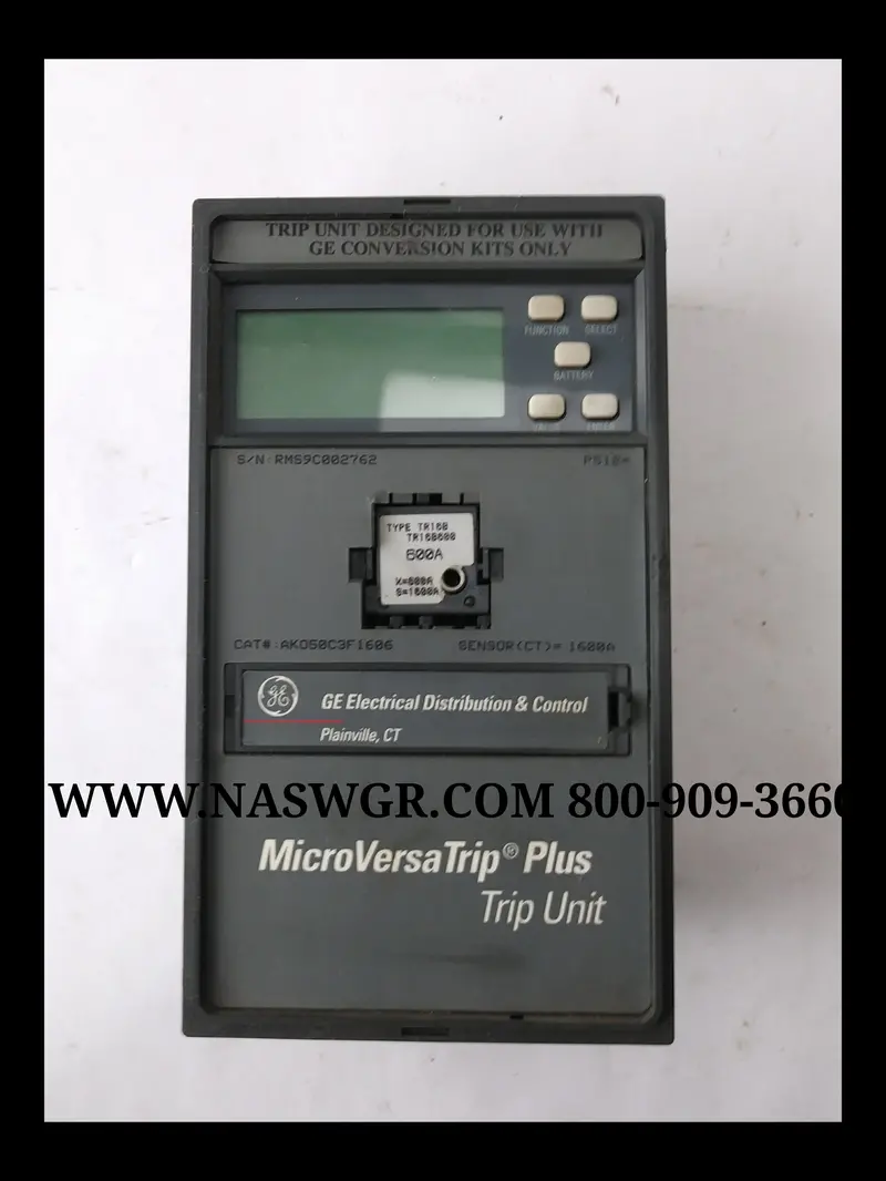 Ge Ako50C3F1606 Microversatrip Plus Circuit Breaker Trip Unit 1