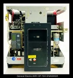 Ge Akr-10F-75H 2400A Electromechanical Power Circuit Breaker (E/O & D/O) 1