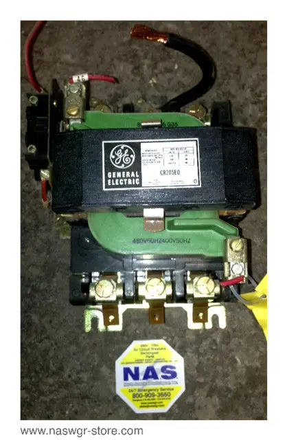 Ge Cr205E0 Nema Size 3 Contactor – 100A Open, 480V/400V Coil, Series A 1