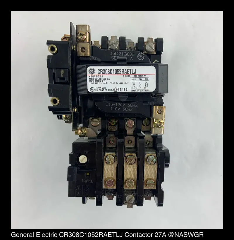Ge Cr308C1052Raetlj 27-Amp Motor Starter 1