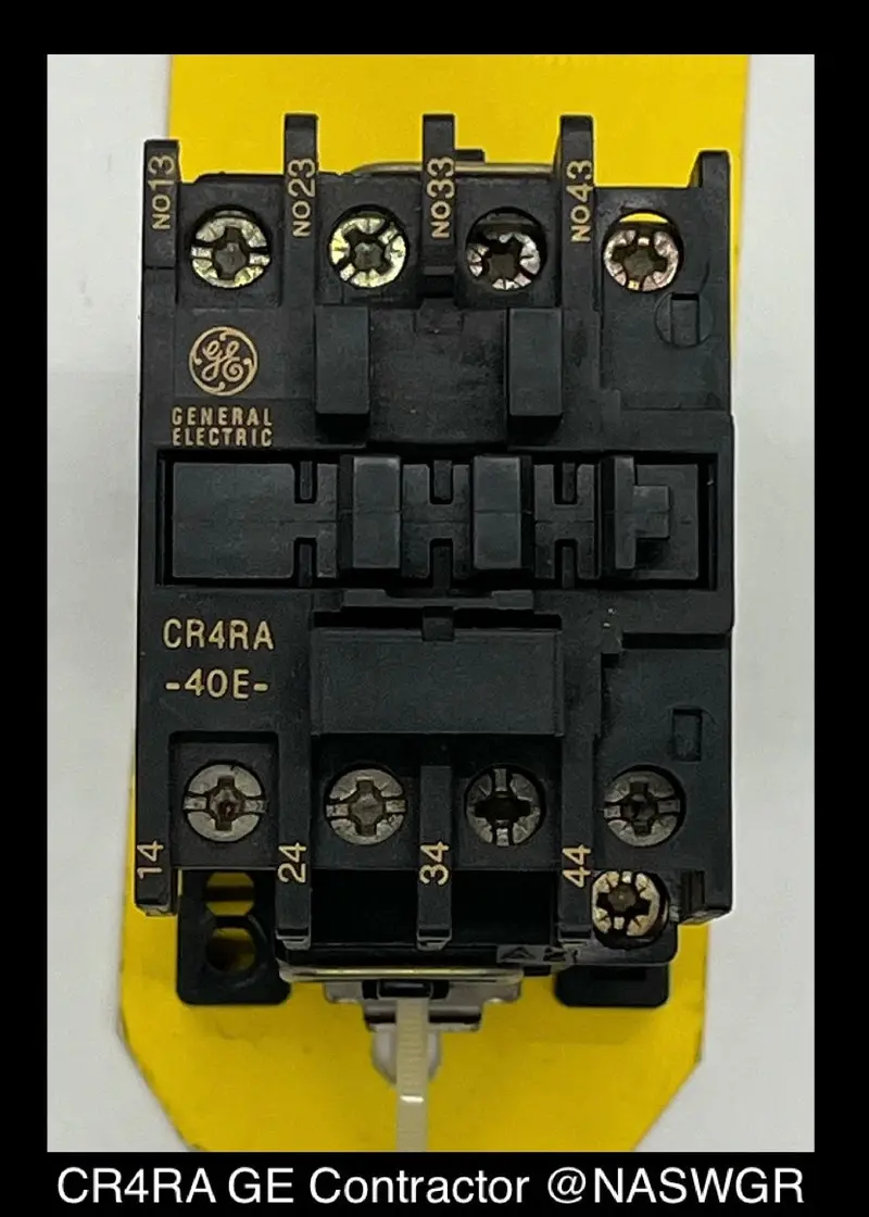 Ge Cr4Ra Contactor – 4-Pole Ac Motor Starter Relay 1