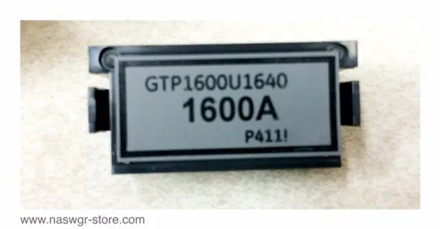 Ge Gtp1600U1640 Entelliguard Rating Plug, 1600A 1