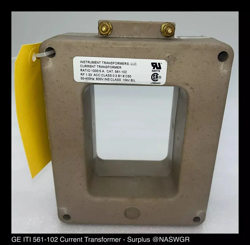Ge Iti 561-102 Indoor Surplus Current Transformer — 1000:5 A Ratio 1