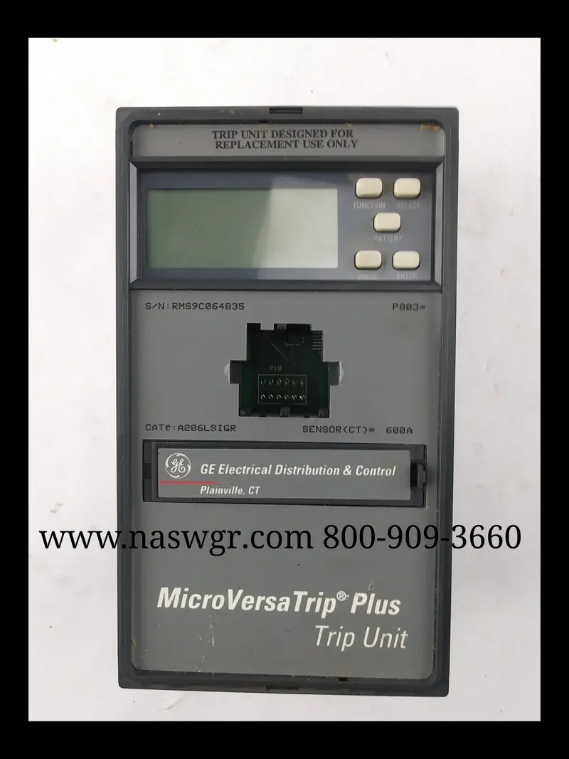 Ge Microversatrip Plus Solid-State Trip Unit – A206Lsigr 1