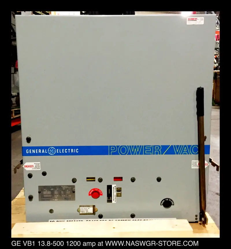 Ge Powervac Vb1 Vacuum Circuit Breaker — 13.8Kv–500Kv, 1200A, E/O & D/O Configurable 1