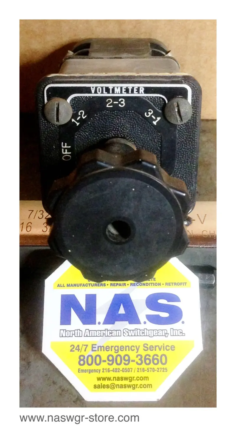 Ge Sbm Voltmeter Switch – Panel-Mount, Type Sbm, Part 10Aa004 1