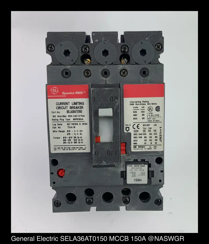 Ge Sela36At0150 150A Molded Case Circuit Breaker 1