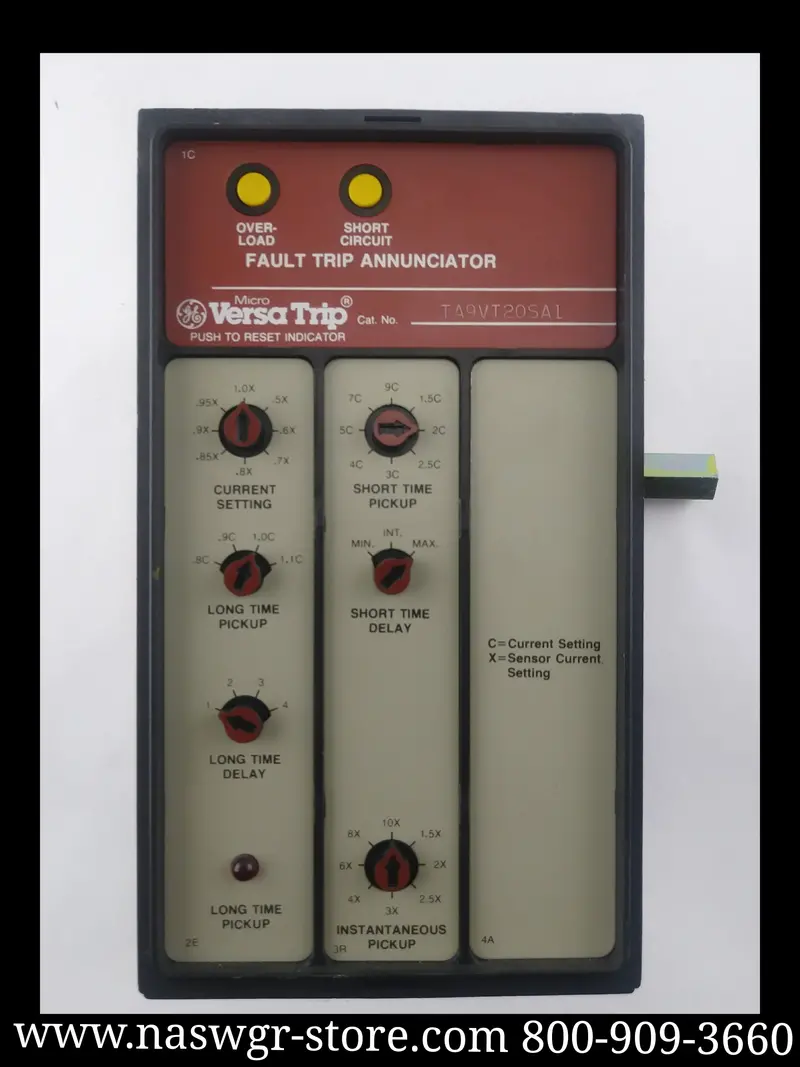 Ge Ta9Vt20Sa1 Microversatrip Precision Trip Unit 1