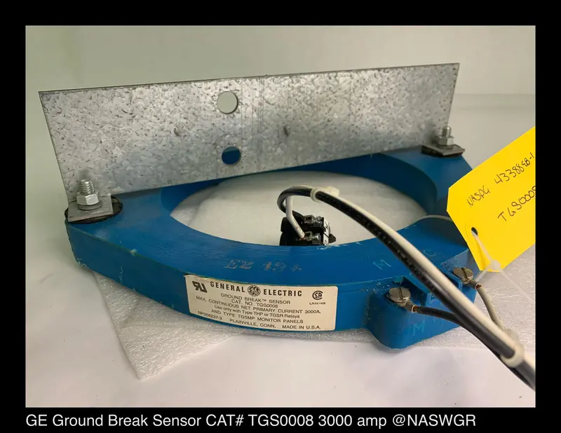 Ge Tgs0008 Ground Fault Sensor — 3000A Trip Rating 1