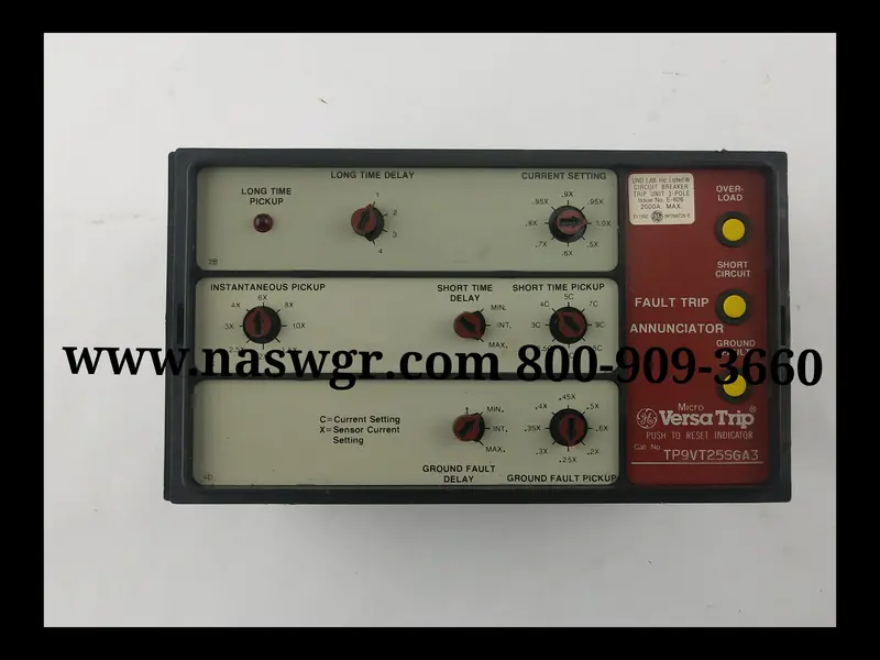 Ge Tp9Vt25Sga3 Versatrip Solid-State Trip Device – 25A Frame 1