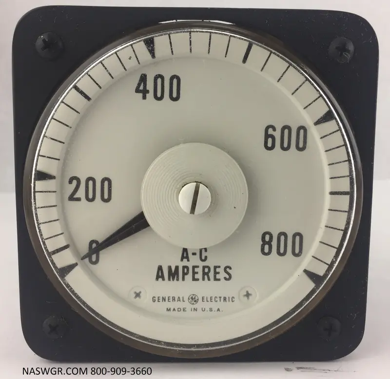 General Electric 8Ab18A7Al1 Ac Ammeter – 800 A Full-Scale 1