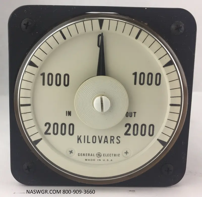General Electric 8Ab18L19Bk1 Kilovar Meter – 2000 Kvar Capacity 1