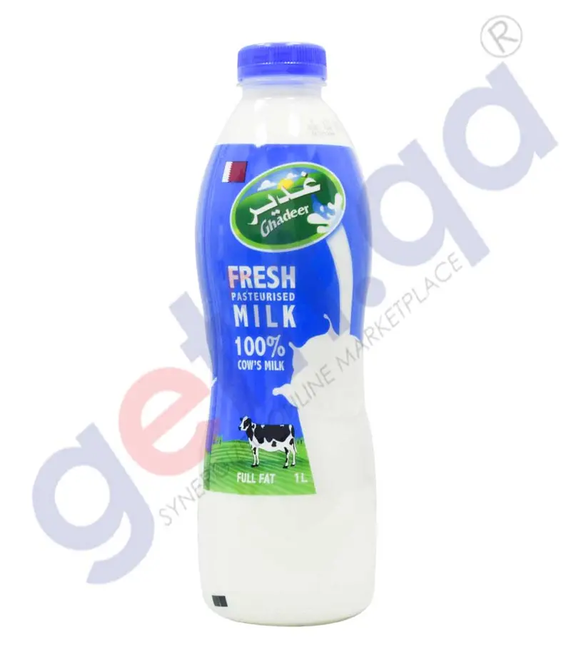 Ghadeer Full-Fat Milk – 1 Litre Carton 1