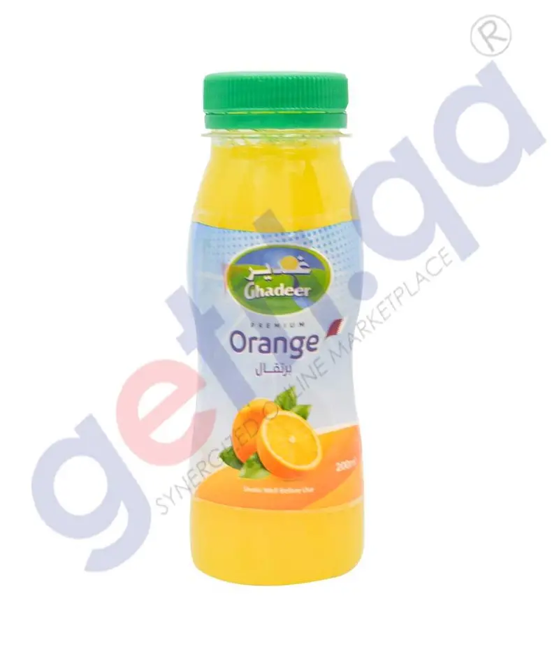 Ghadeer Premium Orange Juice – Cold-Pressed, Unfiltered Vitamin C Boost 1