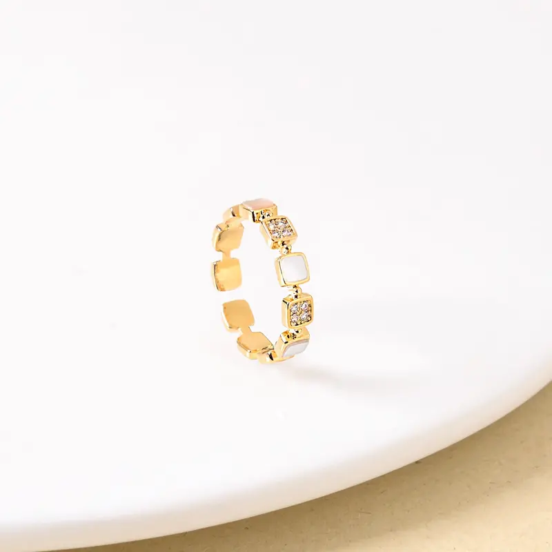 Gilded Nexus Statement Gold Ring 1