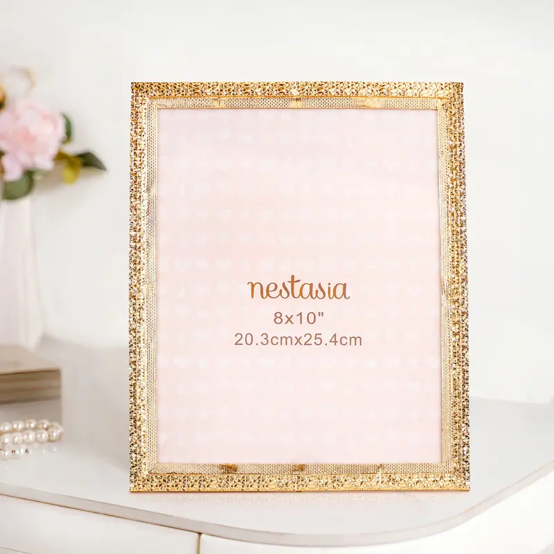 Golden Moments Picture Frame – Large 20X25 Cm Warm Metallic Statement Piece 1