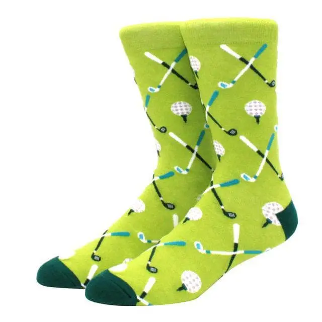 Golf-Themed Socks – Sporty Cotton Blend By West Socks 1