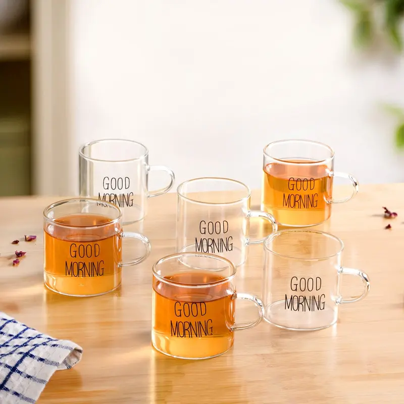 Good Morning Ceramic Cup Set – 6 X 130Ml 1
