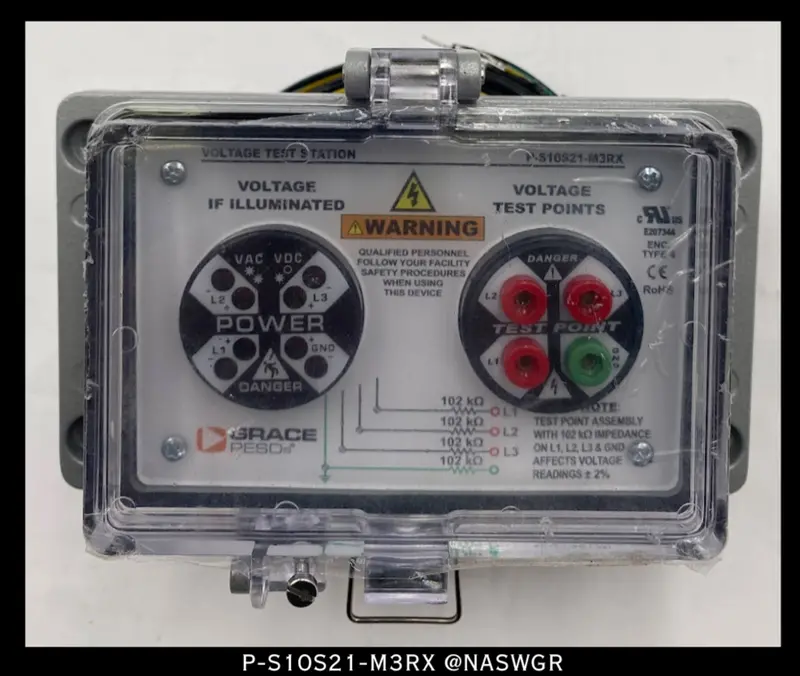 Grace P-S10S21-M3Rx Portable Voltage Test Station – Multi-Range, Unused 1