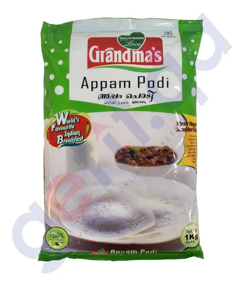 Grandma’S Appam Rice Flour Mix – Fermentable Batter Base, 1 Kg 1