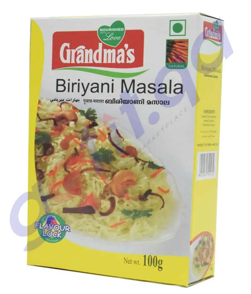 Grandma’S Biryani Spice Mix – Fragrant Rice Dish Blend, 100 G 1