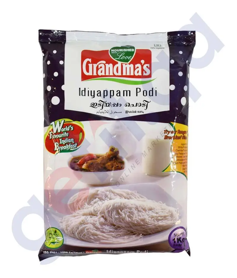Grandma’S Idiyappam Rice Flour Mix – Authentic String Hoppers Blend, 1 Kg 1