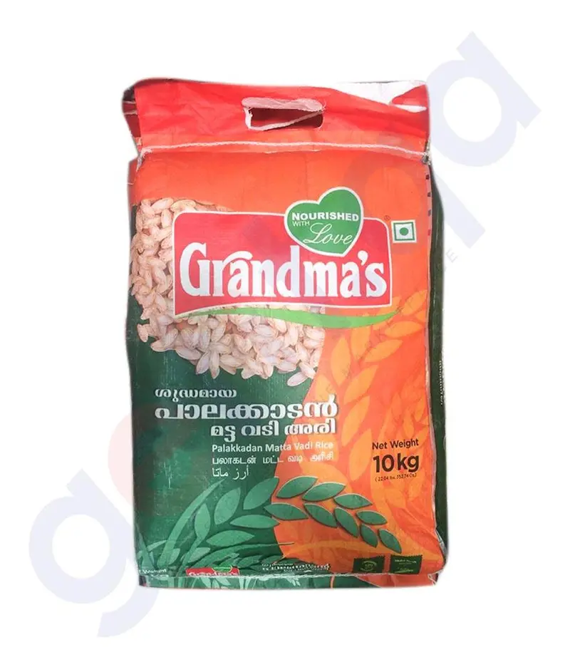 Grandma’S Palakkad Matta Rice – 10Kg Premium Red Parboiled Variety 1