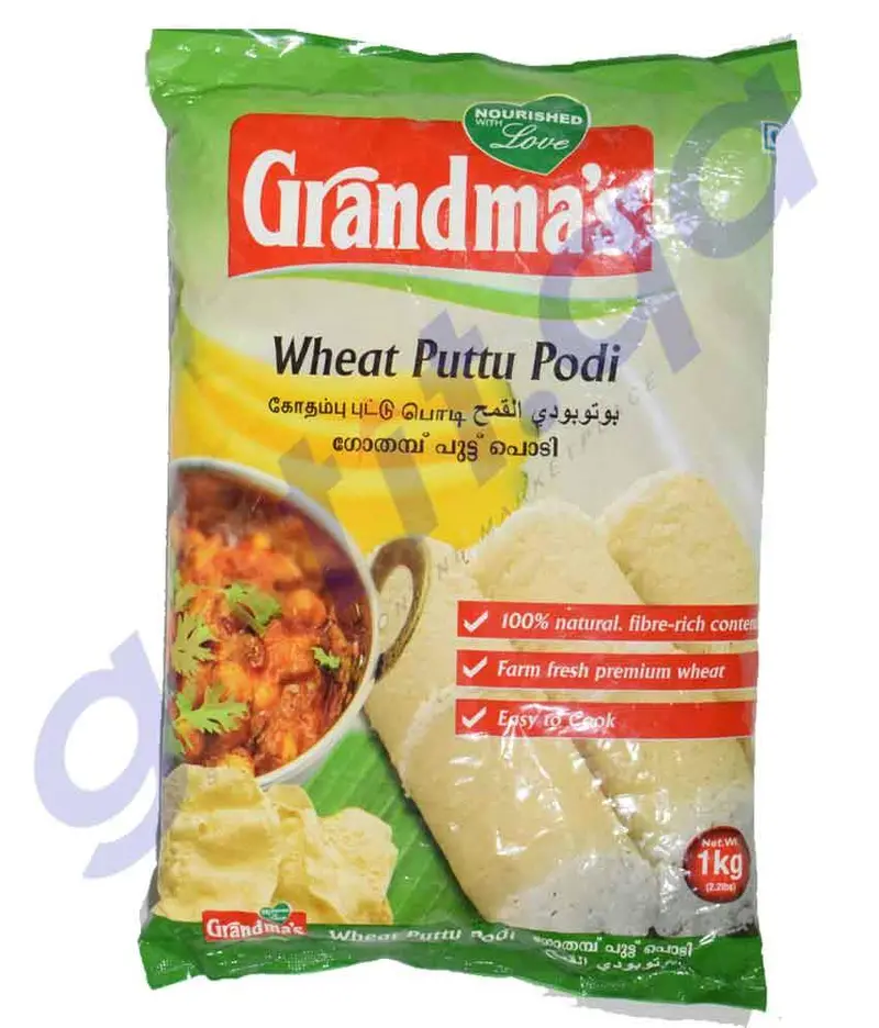 Grandma’S Wheat Puttu Podi – Traditional Roasted Flour Mix, 1Kg 1