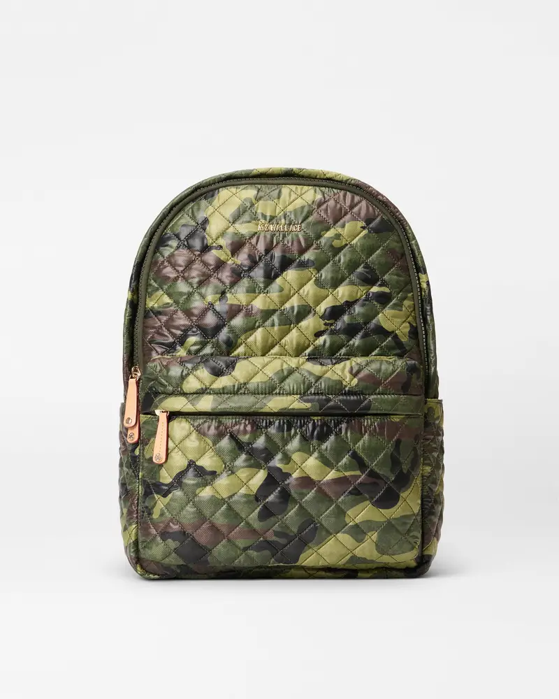 Green Camo Metro Backpack For Daily Use 1
