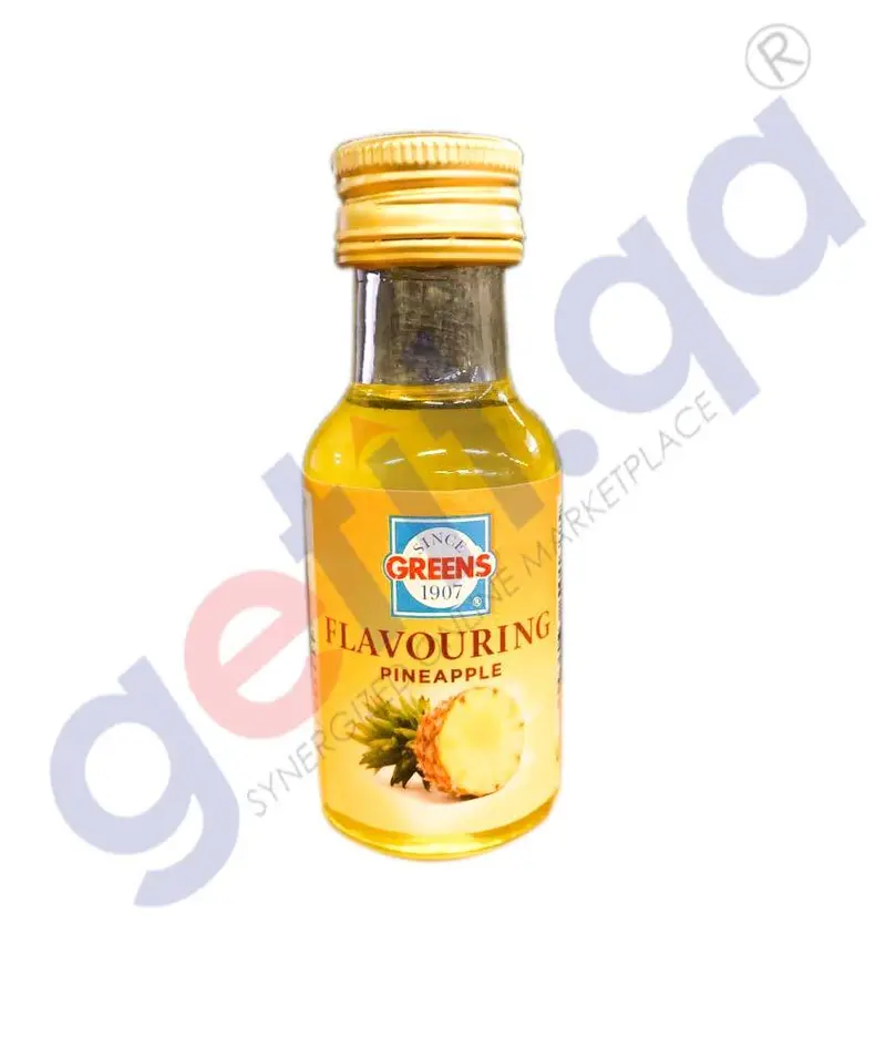 Greens Essence Natural Pineapple Flavoring – 28Ml Bottle 1