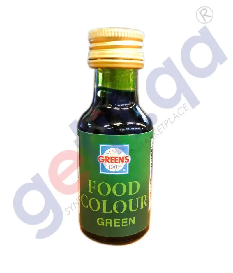 Greens Food Coloring – Vibrant Green Shade, 28Ml Liquid Dye 1