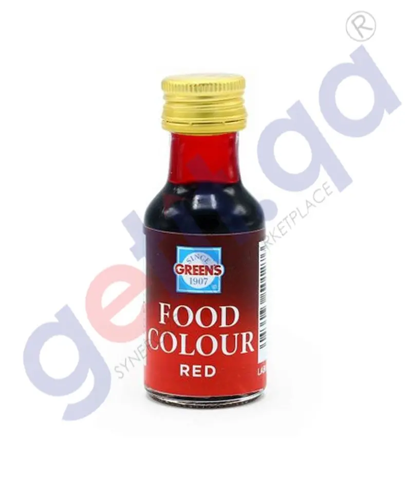 Greens Vibrant Red Food Dye – 28Ml Liquid Color 1