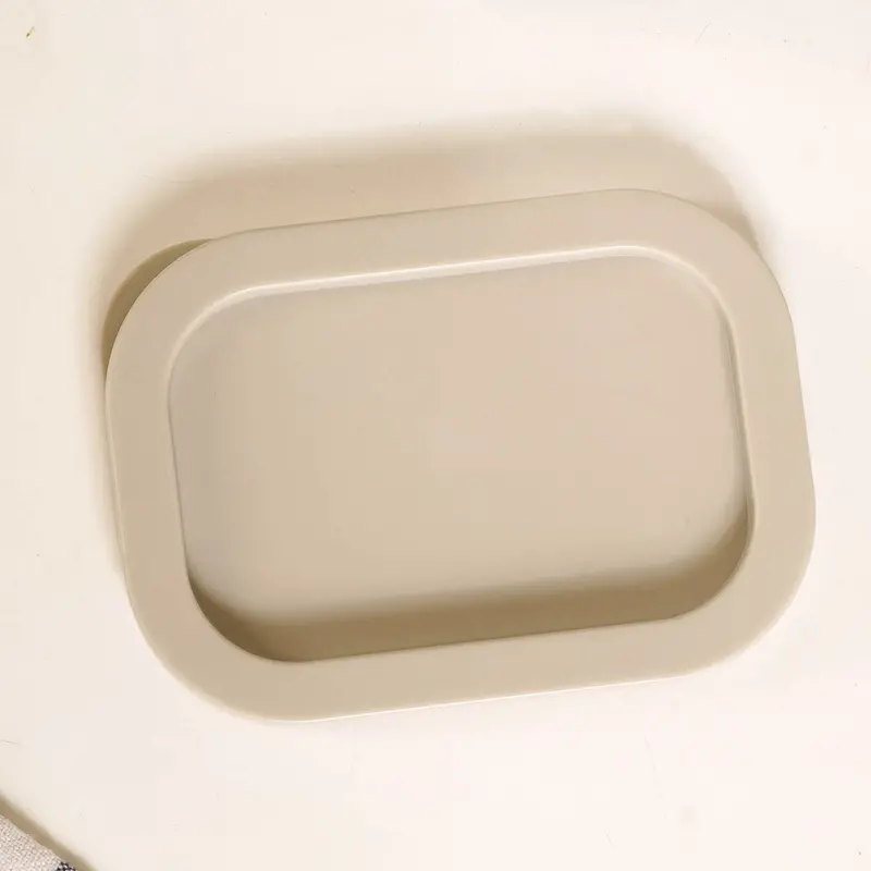 Groovo Beige Medium-Sized Storage Lid 1
