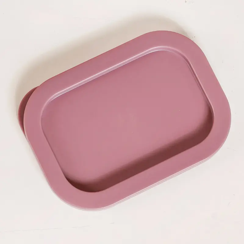 Groovo Pink Medium-Sized Storage Lid 1